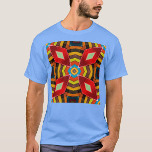 Colourful Vase Abstract Geometrical Pattern T-Shirt