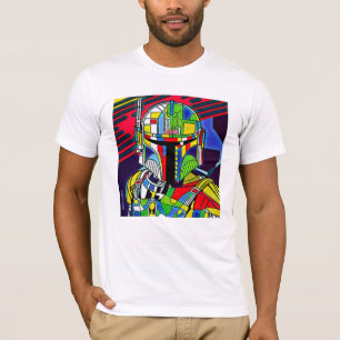 Colourful Vector Robot Illustration T-Shirt