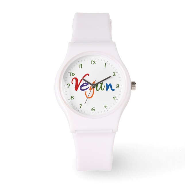 Colourful Vegan Watch (Front)