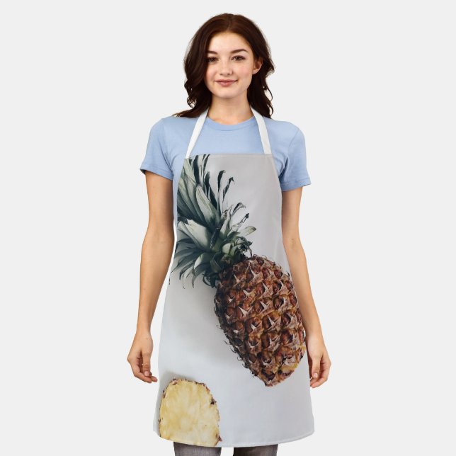 Colourful Vegetables Apron (Worn)