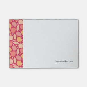 Colourful vegetables pattern post-it notes