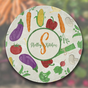 Colourful Veggies Cutting Board