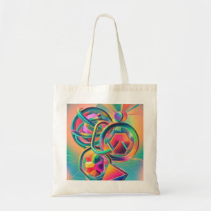 Colourful Vibrant and whimsical abstract artwork  Tote Bag