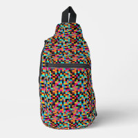 Colourful Vibrant Geometric Shapes Pattern