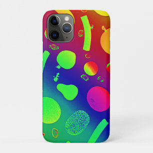 Colourful Vibrant Neon Fruits Pattern Art Case-Mate iPhone Case