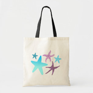 Colourful & Vibrant Starfish Tote Bag