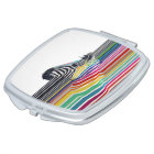 Colourful Vibrant Stripes Zebra Painting