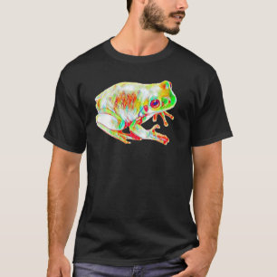 Colourful Vibrant Tree Frog Apparel For Women Men T-Shirt