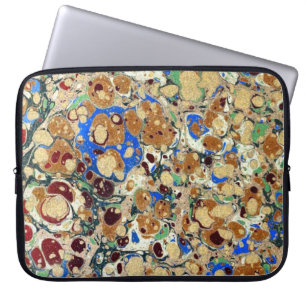 Colourful Victorian Marbled Paper Cover