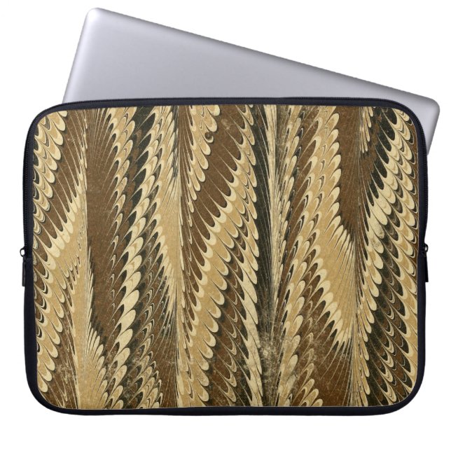 Colourful Victorian Marbled Paper Cover (Front)