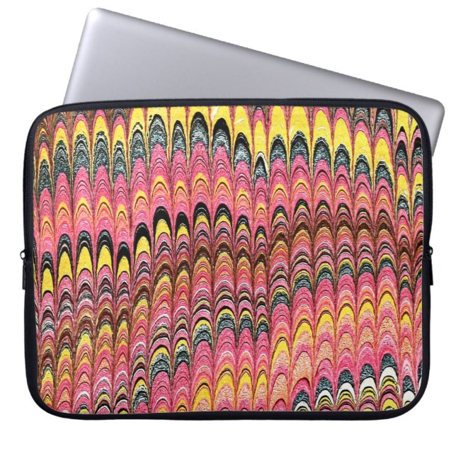 Colourful Victorian Marbled Paper Cover (Front)