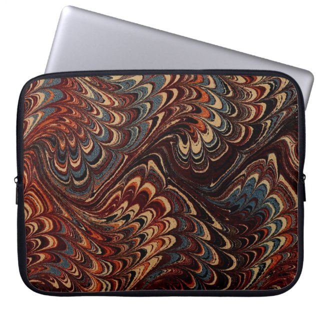 Colourful Victorian Marbled Paper Cover (Front)