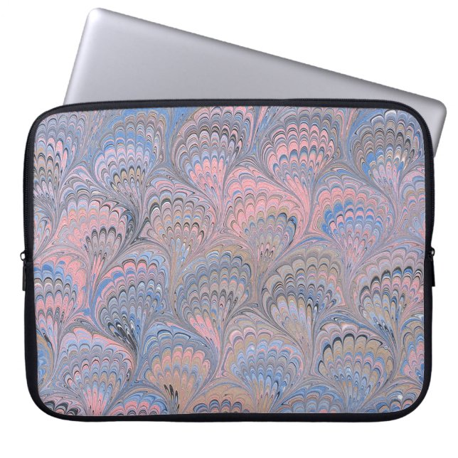 Colourful Victorian Marbled Paper Cover (Front)