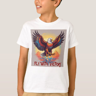 Colourful Victory Spirit Eagle T-Shirt Collection