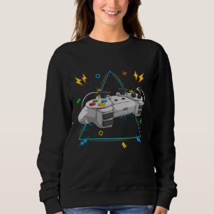 Colourful Video Game Controller - Joystick - Conso Sweatshirt