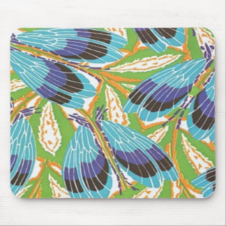 Colourful Vintage Art Deco Nature Mousepad