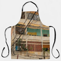 Colourful Vintage Building - Vietnamaged, ancient,
