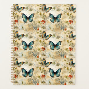 Colourful Vintage Butterflies and Flowers (11) Planner