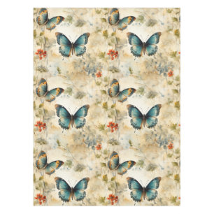 Colourful Vintage Butterflies and Flowers (11) Tablecloth