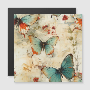 Colourful Vintage Butterflies and Flowers (3)