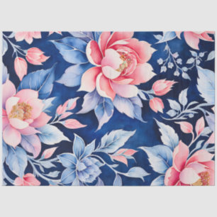 Colourful Vintage Fabric Art Tissue Paper