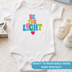 Colourful Vintage Faith • Bible Verse Baby Bodysuit