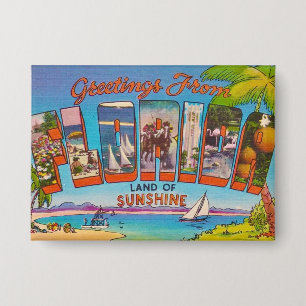 Colourful Vintage Florida Greetings