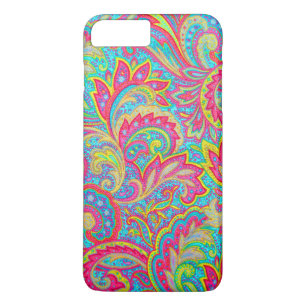Colourful vintage flowers Case-Mate iPhone case