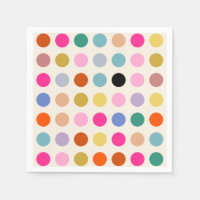 Colourful Vintage Geometric Dots