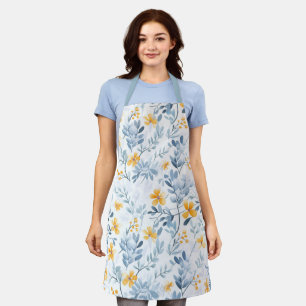 Colourful Vintage Inspired Floral Pattern Apron