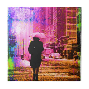 Colourful Vintage Kansas City Tile