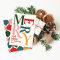 Colourful vintage merry chritsmas
