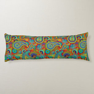 Colourful Vintage Orante Paisley Body Cushion