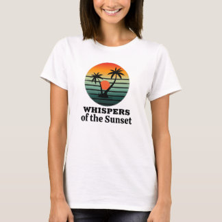 Colourful Vintage Retro Sunset T-Shirt