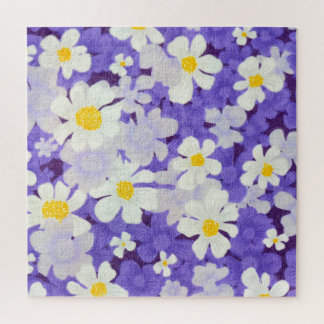Colourful Vintage: Seamless Flower Pattern Jigsaw Puzzle