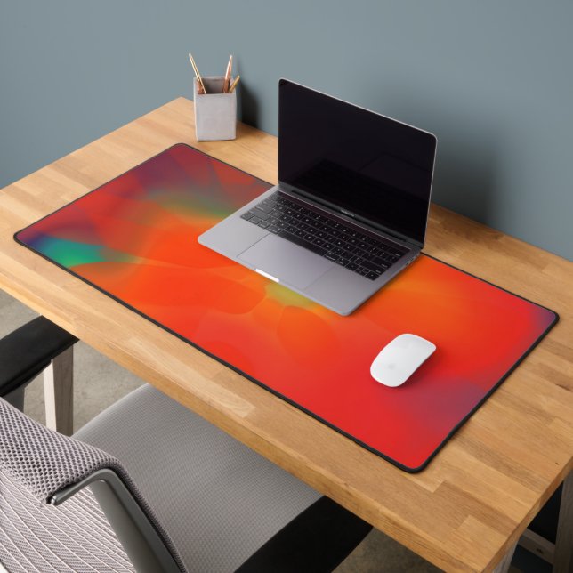 Colourful Vintage tie-dye Desk Mat (Office 2)