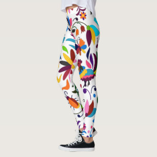 Colourful Vintage Yoga For Summer Leggings