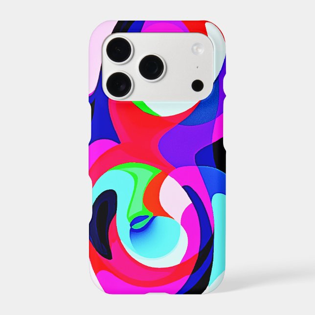 Colourful Vivid Abstractions Pattern (Back)
