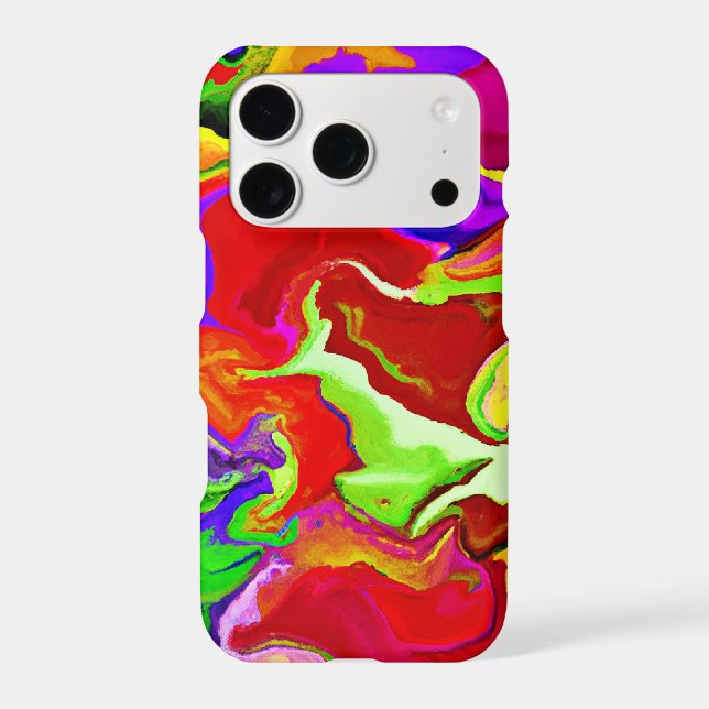 Colourful Vivid Abstractions Pattern (Back)