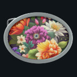 Colourful vivid flowers belt buckle<br><div class="desc">Colourful vivid flowers. Cute design with many different kind of flowers vivid colours many different colours cute design floral for all.Cute floral wrapping paper sheets wrapping paper floral design wrapping paper for mother gift sister gift daughter gift girls gift. Vivid colourful flowers, poster, greeting cards, invitation cards, wedding cards, wedding...</div>