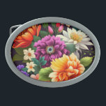 Colourful vivid flowers belt buckle<br><div class="desc">Colourful vivid flowers. Cute design with many different kind of flowers vivid colours many different colours cute design floral for all.Cute floral wrapping paper sheets wrapping paper floral design wrapping paper for mother gift sister gift daughter gift girls gift. Vivid colourful flowers, poster, greeting cards, invitation cards, wedding cards, wedding...</div>