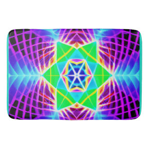 Colourful Vivid Pattern Bath Mat