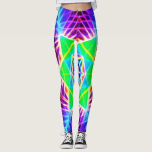 Colourful Vivid Pattern Leggings