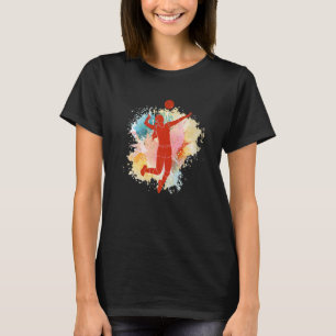 Colourful Volleyball For Teen Girls Volley Ball Pl T-Shirt