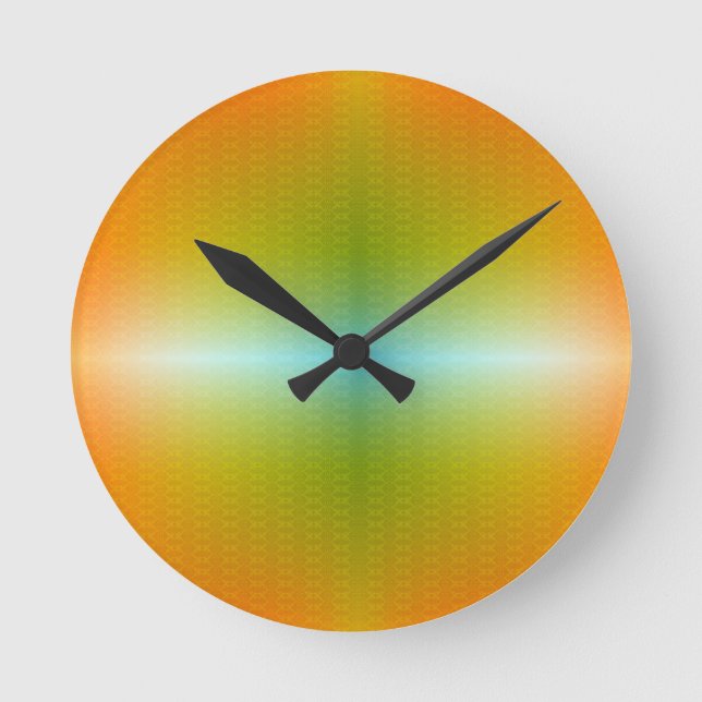Colourful wall clock with a gradient face  (Front)