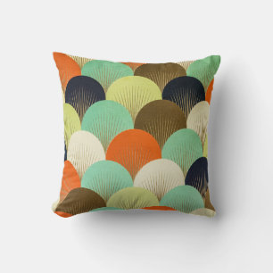 Colourful wallpaper: artistic design. cushion