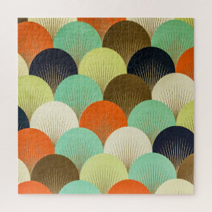Colourful wallpaper: artistic design. jigsaw puzzle