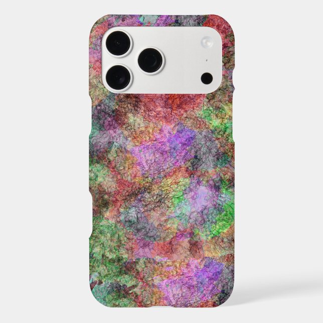 Colourful Water Colour Swirl Mist (Back)