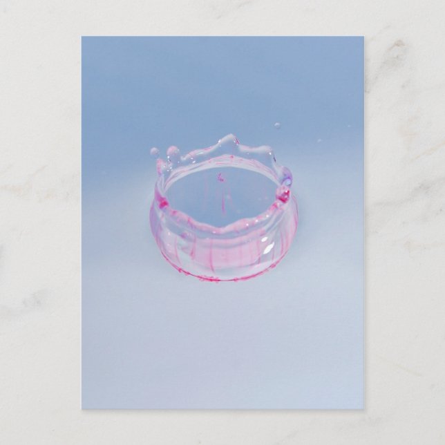 Colourful Water Drop! Postcard (Front)