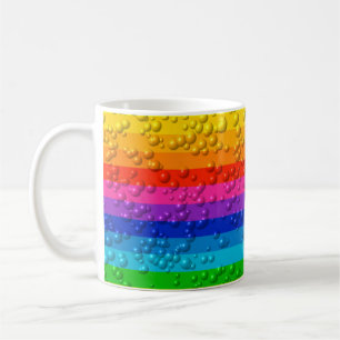 Colourful Water Droplet Colour Wheel Coffee Mug
